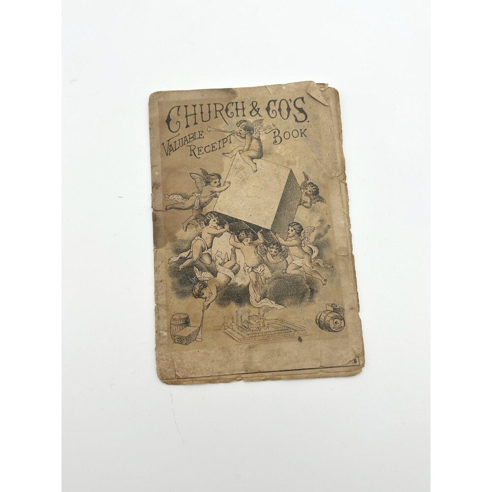 Arm & Hammer Antiqe Victorian Advertising Recipe Booklet Church & Co Saleratus
